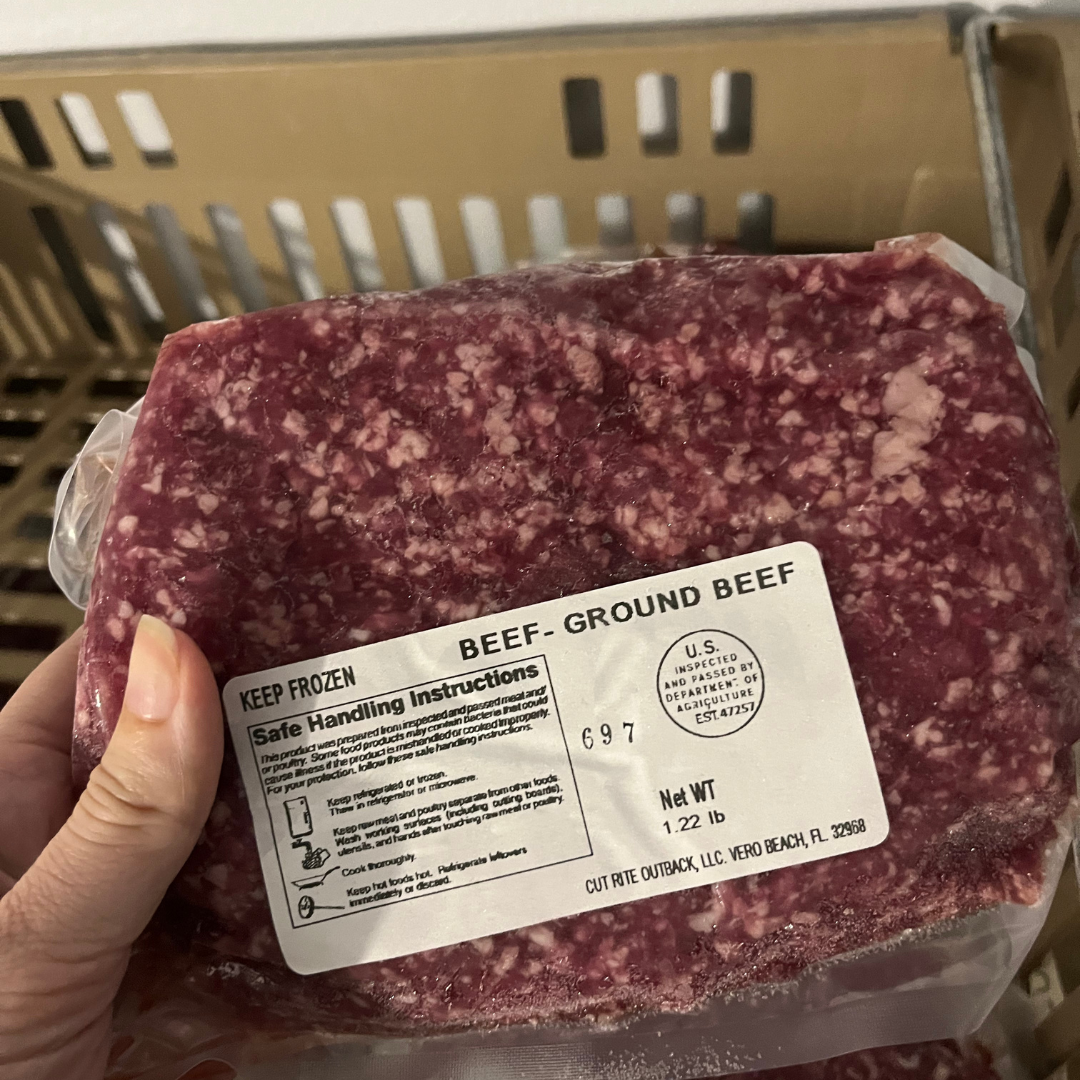 "Ground Beef Goodness" 10 LB Box GROUND BEEF ONLY