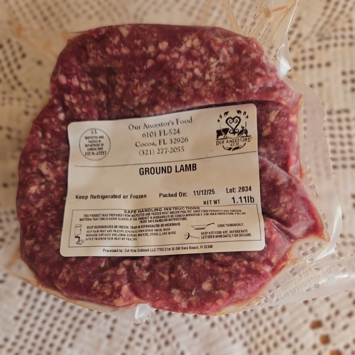 Pasture Raised Lamb Deposit Price (Final Price at Delivery After Box is Assembled)