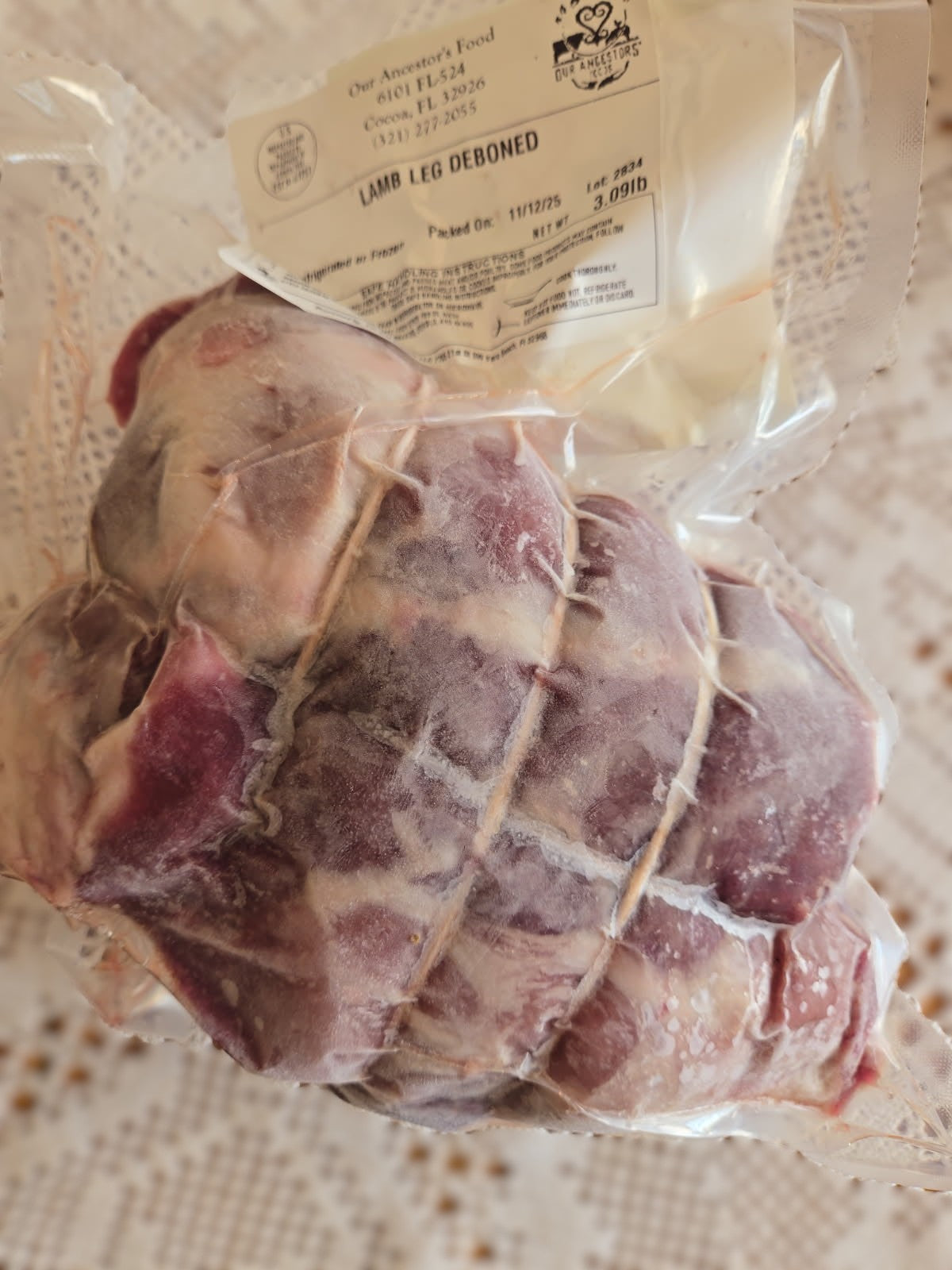 Pasture Raised Lamb (Deposit Only — Final Price at Delivery After Box is Assembled)