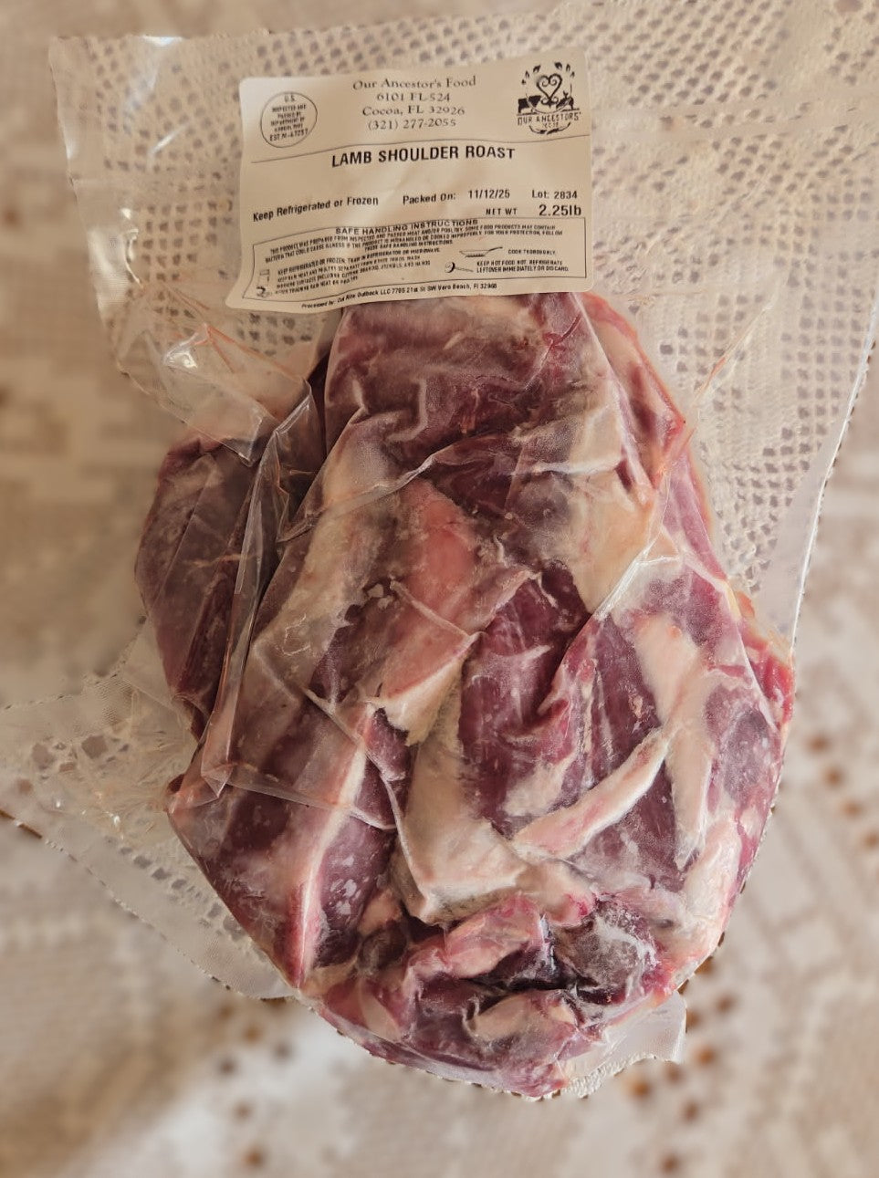 Pasture Raised Lamb Deposit Price (Final Price at Delivery After Box is Assembled)